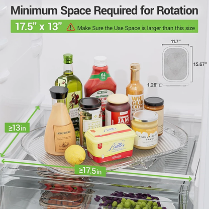 refrigerator rotating storage